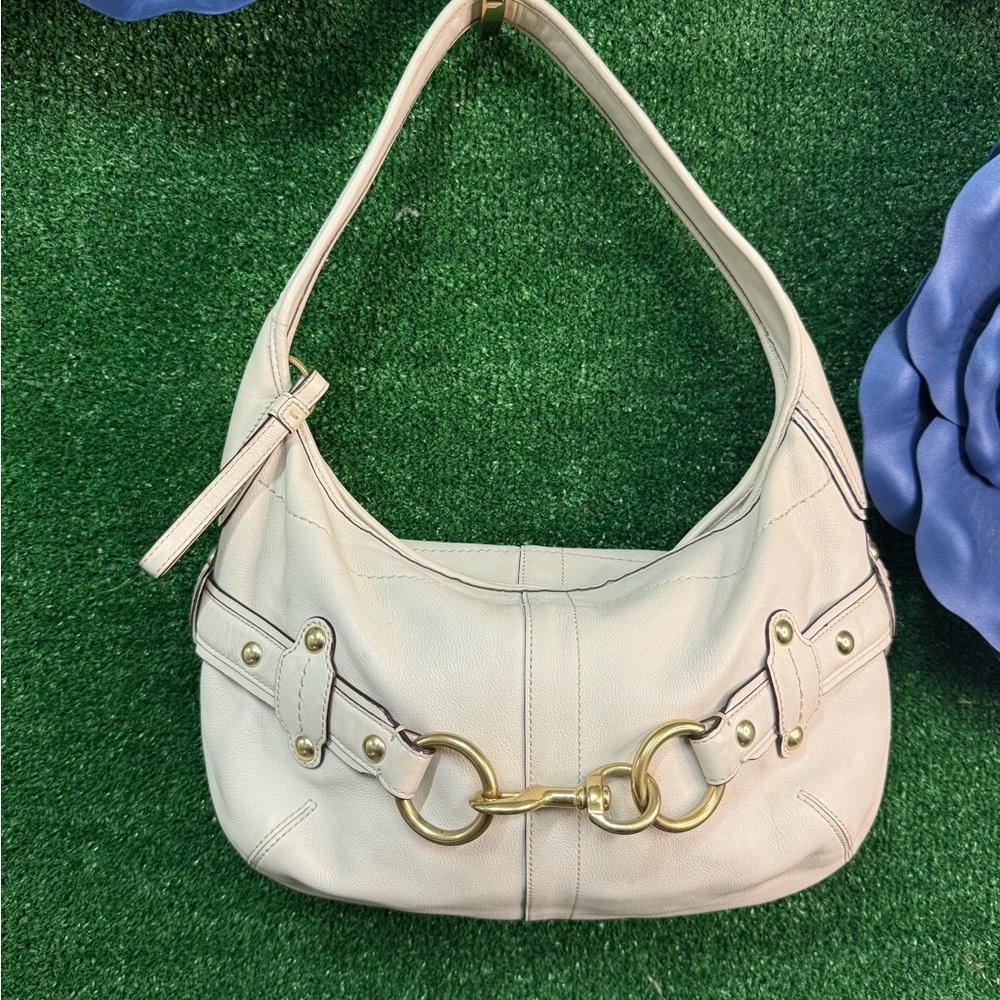 Coach Bone Ergo Belted Hobo Shoulder Bag
